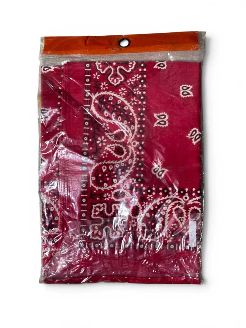 Mohawk 1950’s Men's Red Bandanna Handkerchief new in bag - Set of 2 unisex